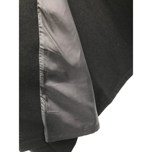 Eddie Bauer Wool Blend Maxi Wrap Skirt Black 14 Tall - Picture 4 of 6